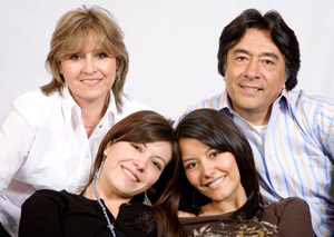Stock photo of Latin American Family
